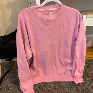 Pink Oversized American Eagle Crewneck